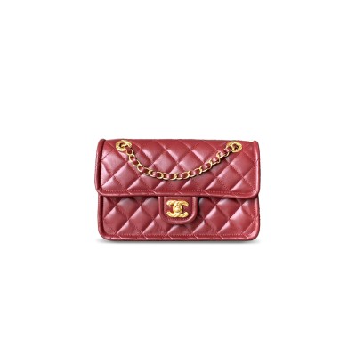 CHANEL SMALL 24K SWEET CRUSH FLAP BAG AS5225 (24.5*15.5*7cm)